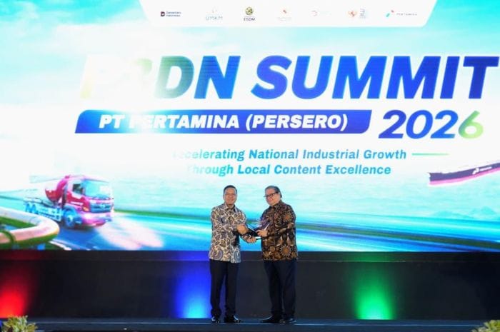 Menteri Koordinator Bidang Perekonomian Airlangga Hartarto membuka P3DN Summit di Jakarta.
