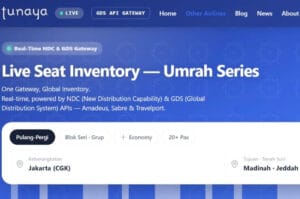 Terobosan Baru, Tunaya.id Hadirkan Live Seat Inventory untuk Industri Umrah