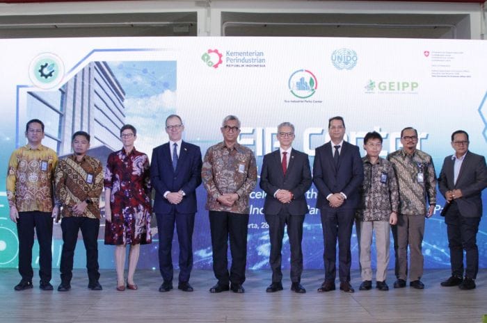 Peresmian Eco-Industrial Park Center di Gedung PIDI 4.0 Jakarta oleh Kemenperin dan UNIDO.