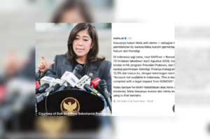 Benarkah Komdigi Meminta Pemblokiran Konten Demo? Meta AI Justru Mengoreksi Jawabannya