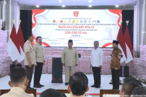 Satgas PKH Pulihkan Rp13,24 Triliun dan 259 Ribu Hektare Hutan