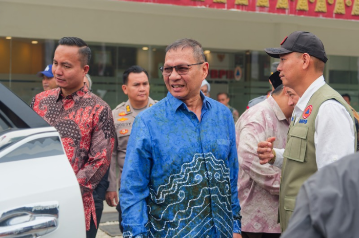 Anggota Komisi VIII DPR RI M. Husni saat meninjau BPBD Sumatera Selatan di Palembang pada 10 Oktober 2026.