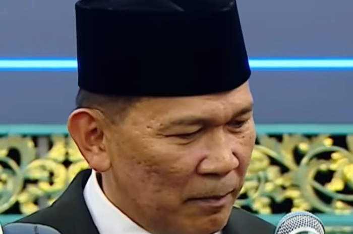 Ketua KPK Setyo Budiyanto saat menyampaikan keterangan mengenai penyidikan dugaan korupsi dana siap pakai BNPB.