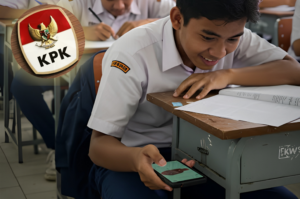 KPK: 26 Persen Pelajar Masih Menyontek Saat Ujian