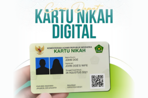 Kemenag Sediakan Kartu Nikah Digital dengan Fitur Kode QR