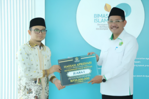 Kemenag Apresiasi Prestasi Fauji Ridwan dengan Bonus Rp25 Juta